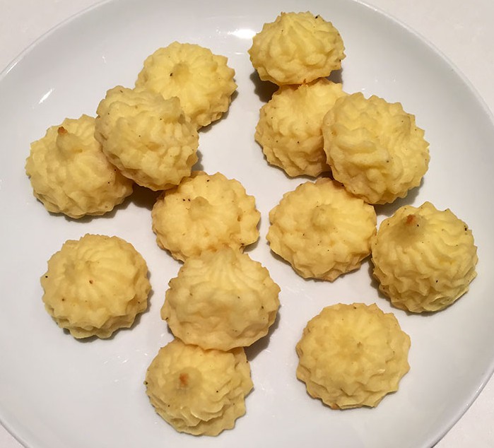 Pommes Duchesse aardappelrozetjes - Karlijnskitchen.com