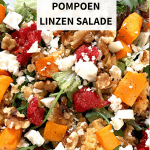 low FODMAP pompoen linzen salade