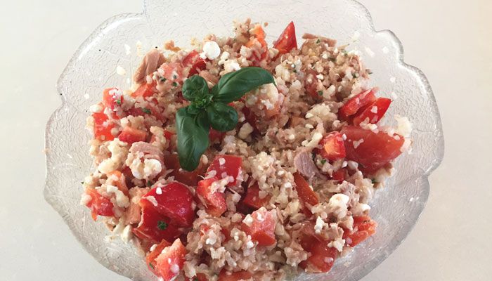 Rice salad with tuna - Karlijnskitchen.com