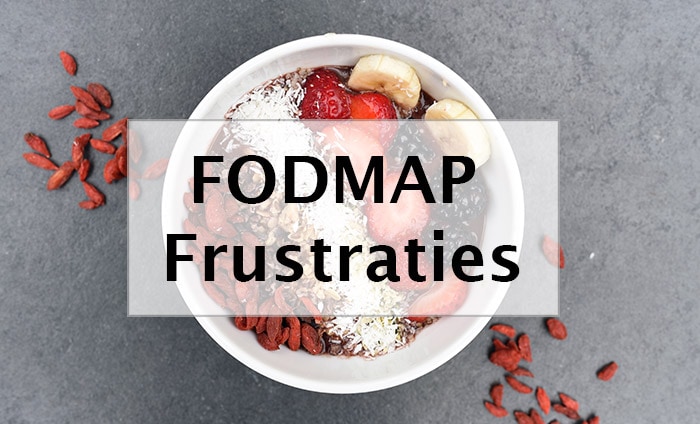 FODMAP frustraties - Karlijnskitchen.com