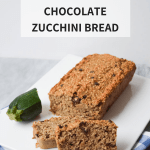 low FODMAP chocolate zucchini bread