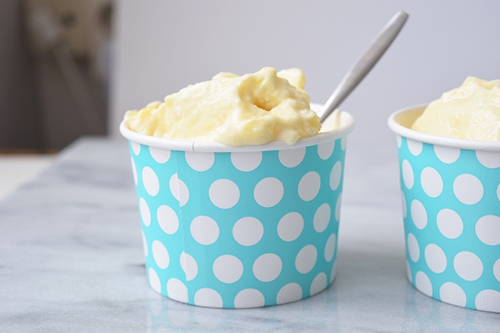 healthy pineapple ice cream - karlijnskitchen.com