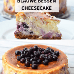 low fodmap blauwe bessen cheesecake
