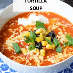 low fodmap tortilla soup