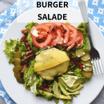 low fodmap burger salade