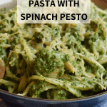 low fodmap pasta with spinach pesto