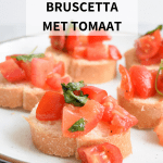 Low FODMAP bruscetta met tomaat