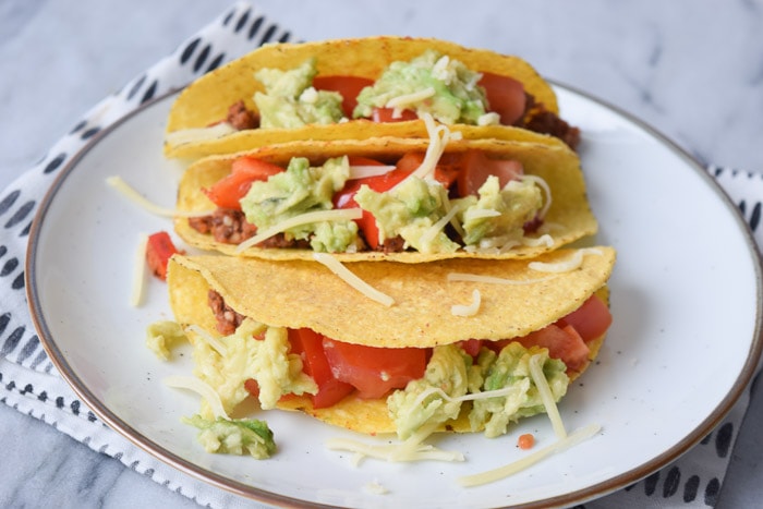 low fodmap dinner recipes - low FODMAP vegan tacos - karlijnskitchen.com