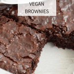Low FODMAP vegan brownies