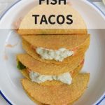 low FODMAP fish tacos