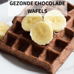 Low FODMAP gezonde chocolade wafels