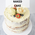 Low FODMAP and gluten-free naked cake