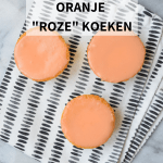 low FODMAP roze koeken / oranje koeken