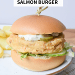 low FODMAP salmon burgers