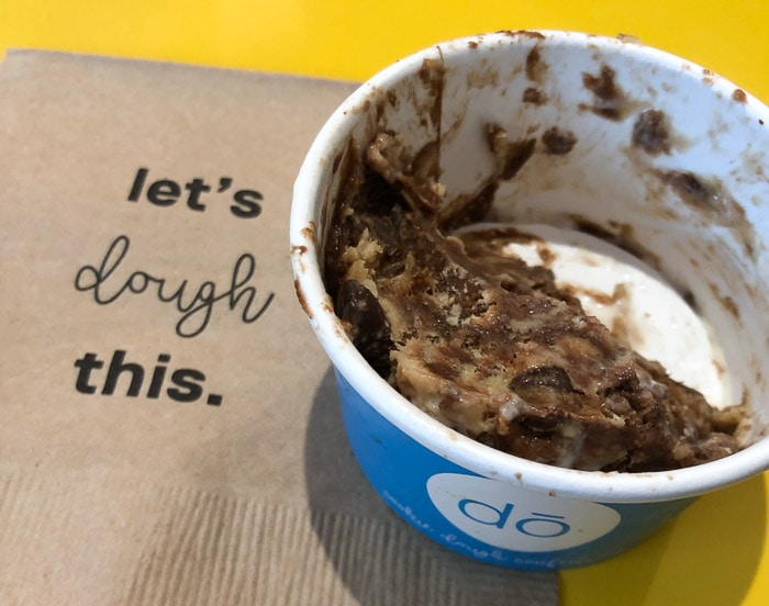 Eating low FODMAP and gluten-free in New York - Cookie dough