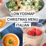 Low FODMAP christmas menu italian