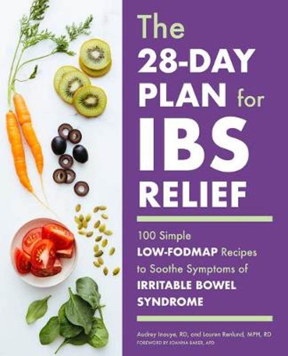 een afbeelding van het boek the 28-day plan for IBS relief