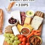 Low FODMAP snack platter & 3x low FODMAP dips | Karlijn's Kitchen