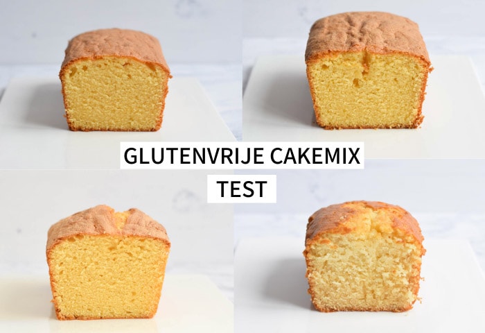 Glutenvrije cake mix test