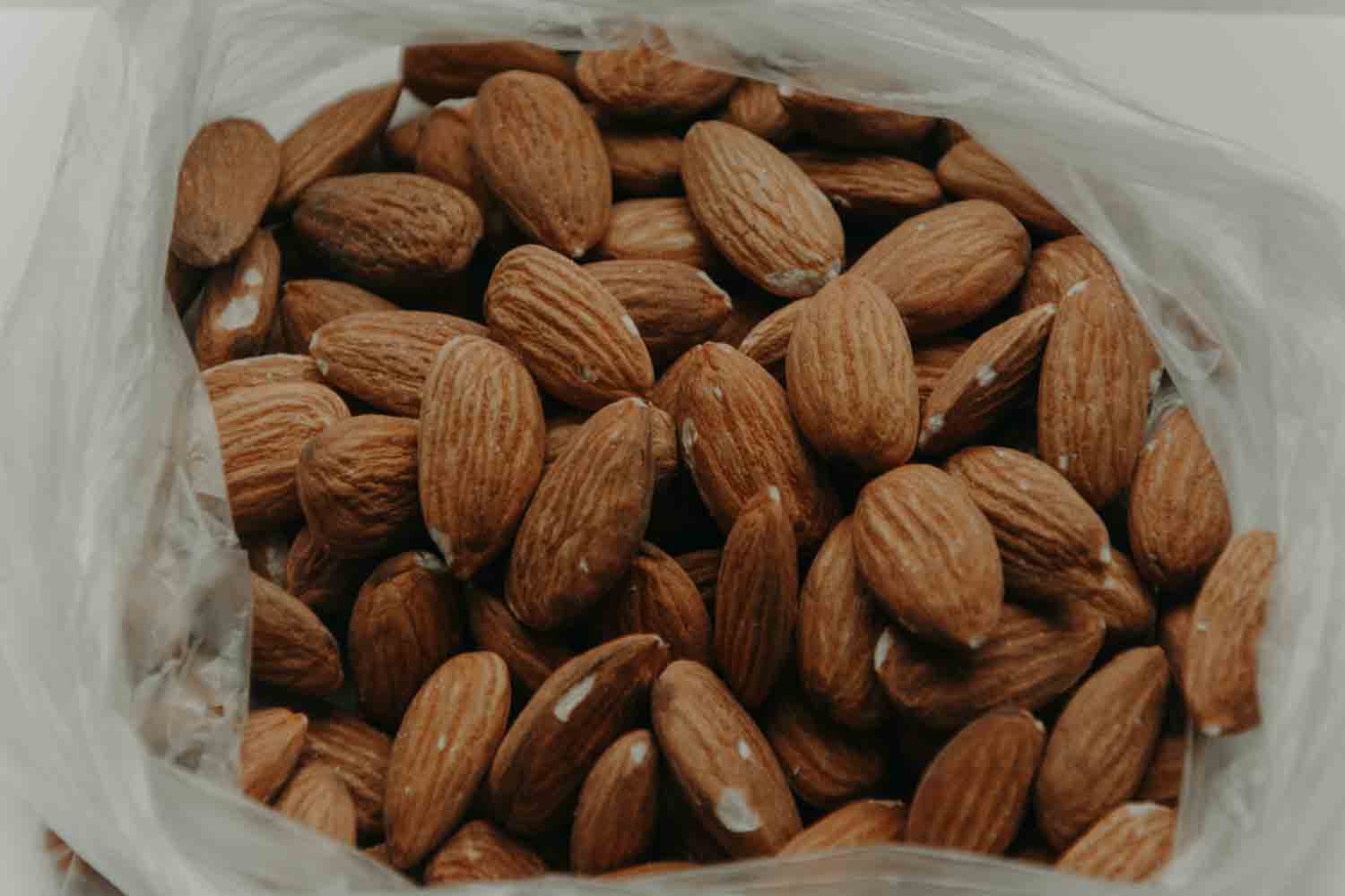 Almonds in a bag